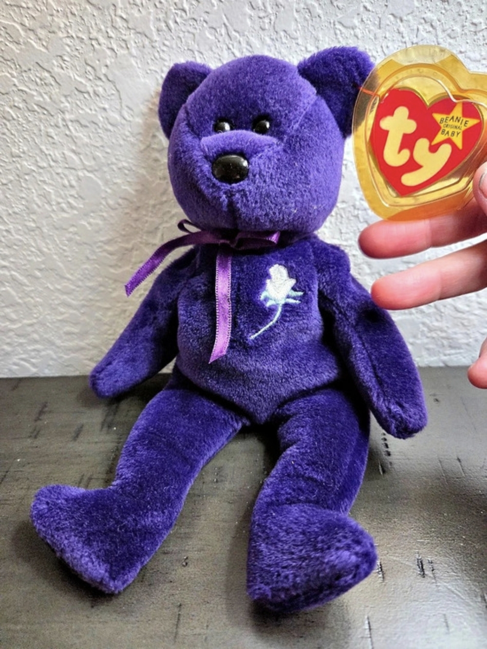 Ty Princess Diana Beanie Baby Purple